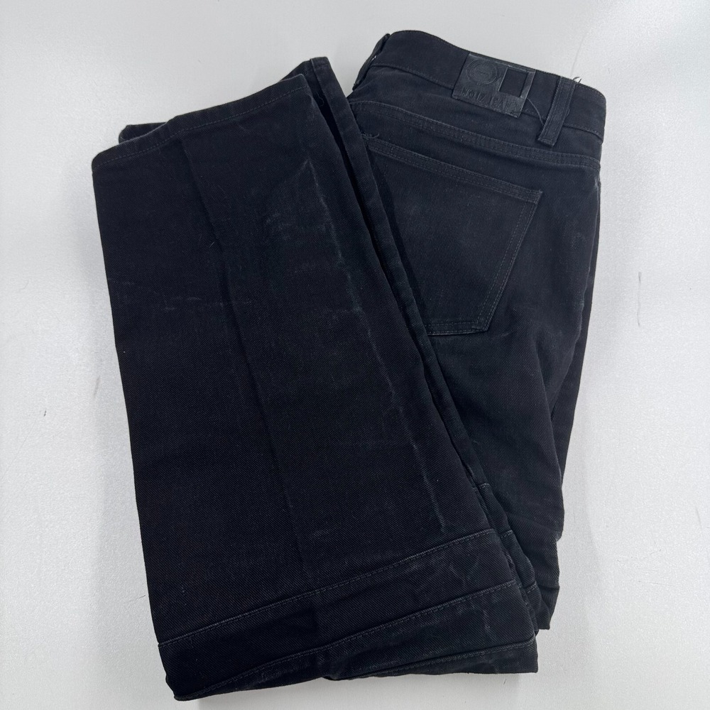 NOIZ Premium Denim Jeans MENS Black 100% Cotton Zip Close Pockets SIZE 38 x 32